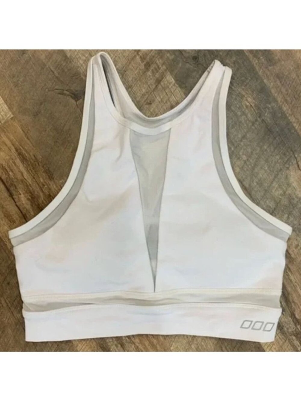 Lorna Jane White Racerback Sports Bra Size Small